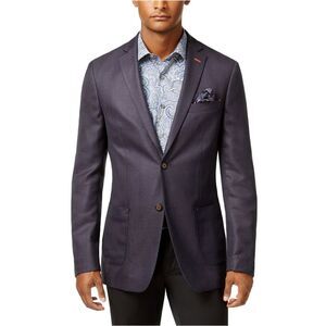 Tallia Mens Dotted Two Button Blazer Jacket, NWT